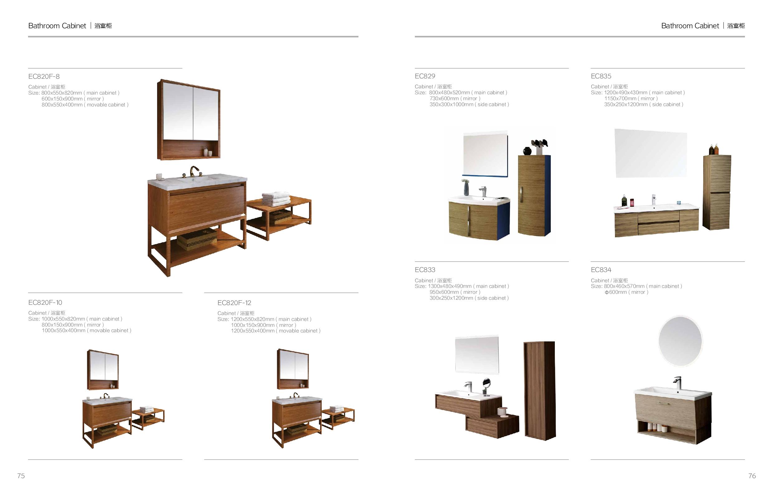 CABINET TOILET BASIN SHOWER SCREEN EM Page 030